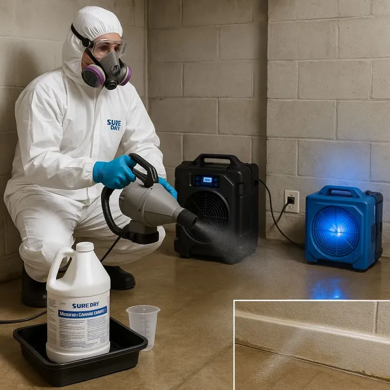 Sanitization and Odor Removal process in Denair, CA